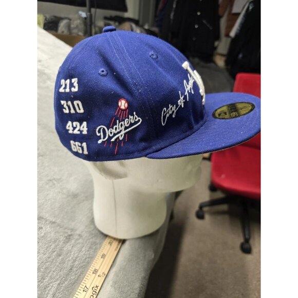 New Era Los Angeles Dodgers Fitted Hat 7 3/8 City Of Los Angeles Themed Blue - Picture 8 of 14